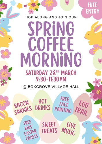 Coffee morning poster